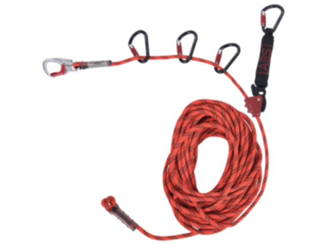 ABS Lanyard, temp. Anschlagseinrichtung Seillänge 15 m